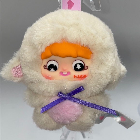 Yaya Happy Birthday Plush Toy - Cream and Purple - Picture 3 of 6